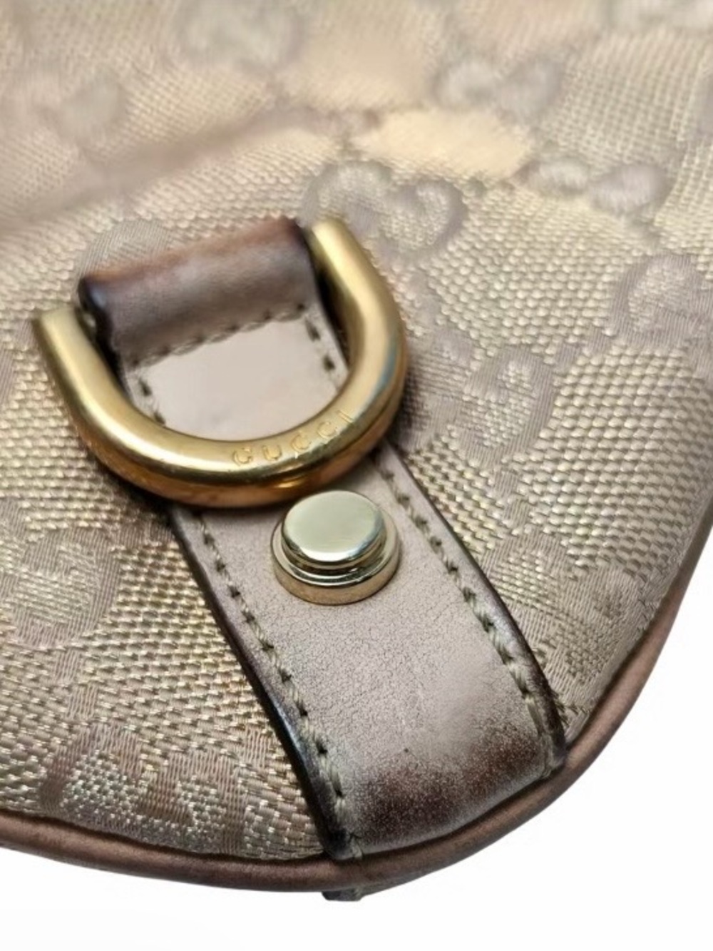 Gucci Light blush Monogram Canvas Tote - Picture 4 of 6